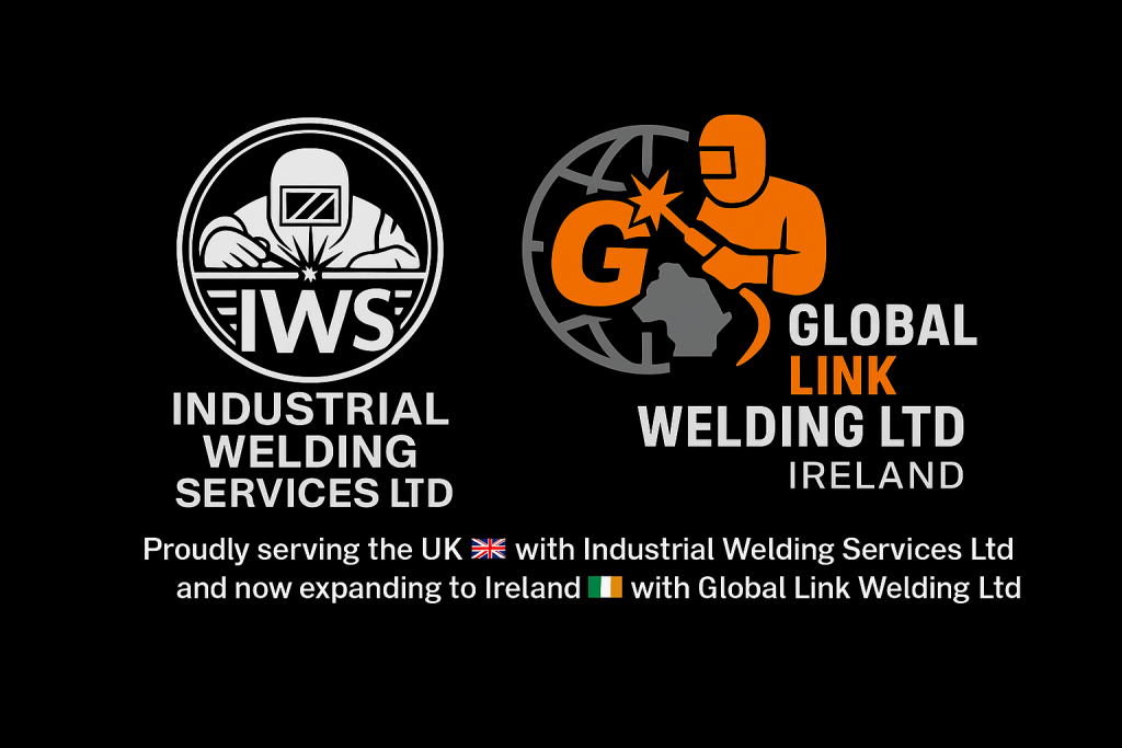 Industrial Welding Services Ltd (UK) in partnership with Global Link Welding Ltd (Ireland)